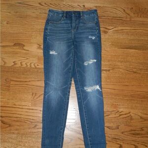 American Eagle Outfitters Dark Blue Skinny Jeans